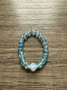 Pierścionek z koralików szklanych