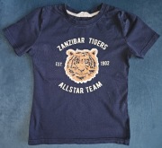 Koszulka odwracane cekiny r. 134/140 H&M tygrys