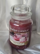 Sweet Plum Sake Yankee Candle duża świeca zapachowa 