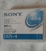 TAŚMA SONY 20GB/40GB DDS-4 DATA CARTRIDGE DGD150P