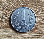 Moneta 1 zł - 1987 PRL
