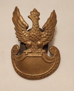 Orzełek wz.1919 - 61 mm x 41 mm - ROGATYWKA GARNIZONOWA -  stan BDB.!!!  