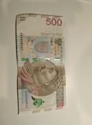 Banknot 500zl seria AA