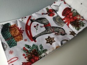 Pościel świąteczna dwustronna dla lalki Barbie