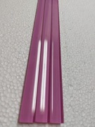 Listwy szklane 1,5x40cm różowe