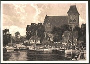 PUCK Putzig   port łodzie kościół