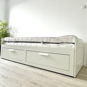 Łóżko z dwiema szufladami IKEA BRIMNES