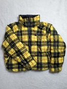 Damska kurtka puchowa Nike M ciepła sportowa puchówka w kratę