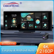 OBDPEAK k2 2.0 Kamera samochodowa 10,26" 4K Kamera samochodowa Carplay