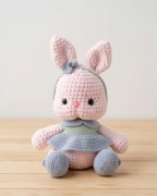 Przytulanka Królik Handmade Szydełko Amigurumi