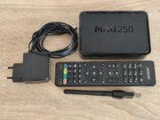 JAMBOX MAG250 – dekoder IPTV + pilot + zasilacz + antena WiFi