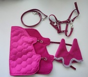 Zestaw dla konika hobby horse a4 derka nauszniki kantar wodze