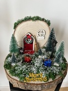 Magiczny domek Świętego Mikołaja handmade