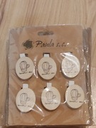 DREWNIANE SPINACZE KLAMERKI kaktusy  6SZT