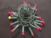 Lampki choinkowe  retro światełka na choinkę kształtki vintage prl