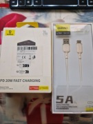 Ładowarka i kabel Baseus pd fast charging 20w