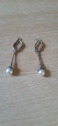 Piękne srebrne kolczyki,stan bdb