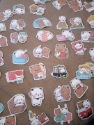 Naklejki Bubu Dudu 50szt