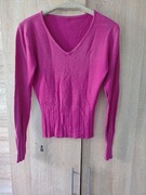Sweterek różowy damskie stylu retro Vintage rozmiar S