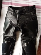 męskie skórzane spodnie motocyklowe dainese roz 50