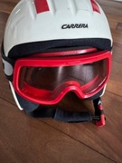 Zestaw dziecięcy na narty - Kask "CARRERA" i Gogle "COMMANDER"