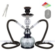 Shisha SERdeerCH 28 cm 2 węże nowa w pudełku