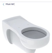 Miska WC Geberit dla niepełnosprawnych 201500000