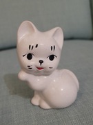 Porcelitowa Figurka kot