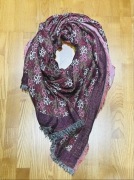 DKNY bardzo duża zimowa chusta szal 90x200