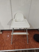 Krzesełko do karmienia IKEA antilop z podnóżkiem 