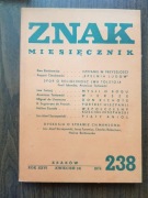 Znak miesięcznik nr 238 (4/1974) Lew Tołstoj; Hiszpania