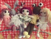 Lalki hand made dzień dziecka prezent żaba anioł 