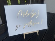 Tablica powitalna miłość