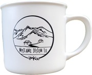 Kubek ceramiczny "MYŚLAMI JESTEM TU"
