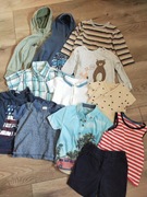 Zestaw ciuchów chłopięcych rozmiar 86