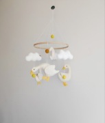 Karuzela do łóżeczka z filcu, handmade baby mobile