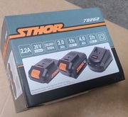 Zestaw startowy STHOR 20V AKUMULATOR 4.0Ah + 2.0Ah + Ładowarka