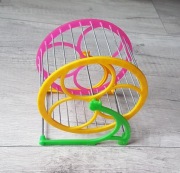 Kołowrotek do biegania dla chomika gryzoni 13 cm