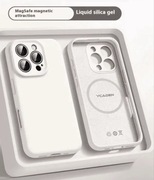 Etui silikonowe iPhone 16 Pro BIAŁE | Miękki meszek w środku Ochrona aparat