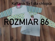 2sztuk mix Kaftaniki Różne rodzaje, roz.86, 100% bawełna