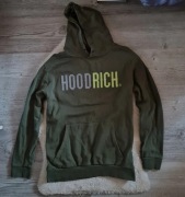 Bluza z kapturem Hoodrich Rozmiar L khaki Zielona  Oryginalna Logo