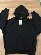 Bershka bluza czarna z kapturem | NOWA z metką | rozmiar M