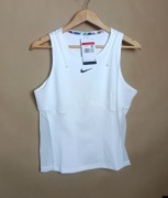 nowa nike court tank top damska L biała slim fit sportowa premium lux