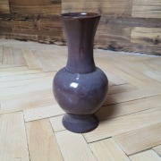 Stylowy Wazon Ceramiczny – Vintage / Hand-made – Śliwkowy 