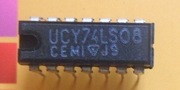 UCY74LS08 = 74LS08 SN74LS08 4 bramki AND TTL CEMI