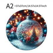 Okrągłe Puzzle Bombka