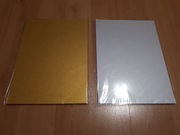 Papier Curious Metallics 300 g A4 piaskowe złoto + białe srebro