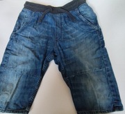 Szorty jeansowe że ściągaczem h&m 