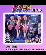 Zestaw 3 lalek k-pop demon Hunters Rumi zoey i mira prezent w opakowaniu 