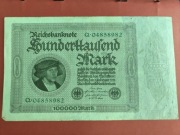 Niemcy. 100 000 marek 1923. 